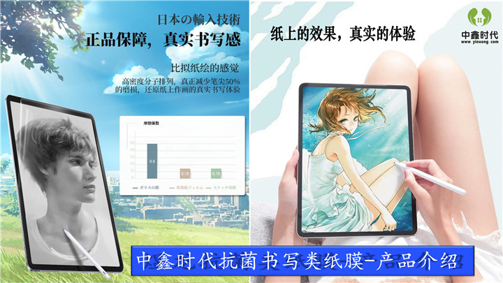 中鑫時代抗菌書寫類紙膜